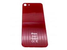 Задняя крышка iPhone 8 (стекло) Красный ААА