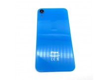 Задняя крышка iPhone XR (стекло) Синий + стекло камеры