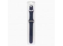 Ремешок - ApW Sport Band Apple Watch 42/44/45/49 mm силикон на кнопке (L) (midnight blue) (79544)