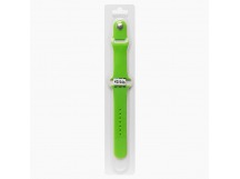 Ремешок - ApW Sport Band Apple Watch 42/44/45/49 mm силикон на кнопке (S) (green) (107209)