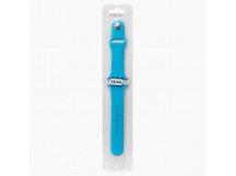 Ремешок - ApW для "Apple Watch 42/44/45/49  mm" Sport Band (S) (light blue) (107212)