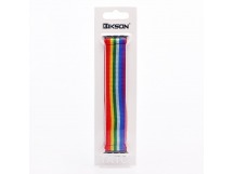 Ремешок - ApW монобраслет Apple Watch 38/40/41мм спорт текстиль (008) (rainbow) (125263)