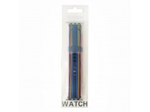 Ремешок - ApW17 Apple Watch 42/44/45/49 мм силикон (101) (L) (multicolor) (123128)