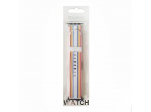 Ремешок - ApW17 Apple Watch 42/44/45/49 мм силикон (102) (L) (multicolor) (123129)