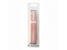 Ремешок - ApW17 Apple Watch 42/44/45/49 мм силикон (104) (L) (multicolor) (123131)