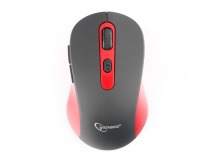 Мышь компьютерная беспроводная "Gembird" MUSW-221-R, 5кн.+колесо кнопка, 800,1200,1600DPI, 2.4ГГц (ч