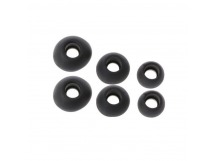 Амбушюры - для наушников силиконовые (3 в 1) (black) (103217)