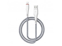 Кабель USB - Apple lightning Borofone BX25 Powerful (white)