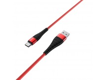 Кабель USB - Type-C Borofone BX32 Munificent 3A, 100 см,(red)