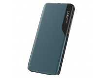                                Чехол-книжка Xiaomi Poco M3 Smart View Flip Case под кожу зеленый*