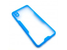 Чехол Samsung A02/M02 (2021) Силикон Bubble Голубой