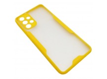 Чехол Samsung A52 (2021) Силикон Bubble Желтый