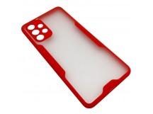 Чехол Samsung A52 (2021) Силикон Bubble Красный