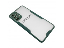 Чехол Samsung A52 (2021) Силикон Bubble Темно-Зеленый