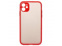 Чехол-накладка - PC041 для Apple iPhone 11 (red/black)