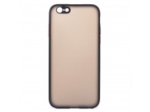 Чехол-накладка - PC041 для Apple iPhone 6/iPhone 6S (black/black)