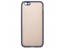 Чехол-накладка - PC041 для Apple iPhone 6/iPhone 6S (dark blue/black)