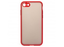 Чехол-накладка - PC041 для Apple iPhone 7/iPhone 8/iPhone SE 2020 (red/black)