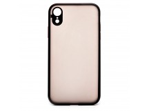 Чехол-накладка - PC041 для Apple iPhone XR (black/black)