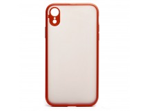Чехол-накладка - PC041 для Apple iPhone XR (red/black)