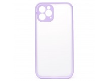 Чехол-накладка - PC041 для Apple iPhone 12 Pro (light violet/white)