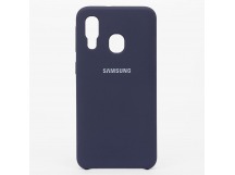 Чехол-накладка [ORG] Soft Touch для "Samsung SM-A405 Galaxy A40" (dark blue) (102857)