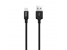 Кабель USB - micro USB Hoco X14 Times Speed для HTC/Samsung (200 см) (black)
