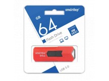 Флэш накопитель USB 64 Гб Smart Buy STREAM 3.0 (red) (98798)