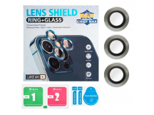 Защитное стекло линзы камеры для iPhone 11 Pro/11 Pro Max (комплект 3 шт.) Зеленый
