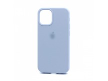 Чехол-накладка Silicone Case с лого для Apple iPhone 11 (005) голубой