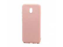 Чехол Silicone Case NEW ERA (накладка/силикон) для Xiaomi Redmi 8A светло розовый