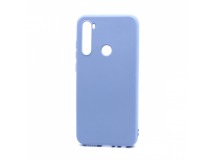 Чехол Silicone Case NEW ERA (накладка/силикон) для Xiaomi Redmi Note 8 голубой