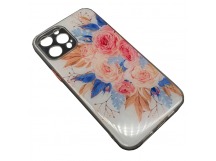 Чехол iPhone 12 Pro Max Силикон Print (Flowers) 