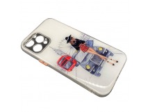 Чехол iPhone 12 Pro Max Силикон Print (Girl in London) 