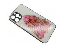 Чехол iPhone 12 Pro Max Силикон Print (Girl Pink) 