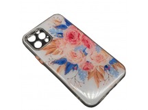 Чехол iPhone 12 Pro Силикон Print (Flowers) 