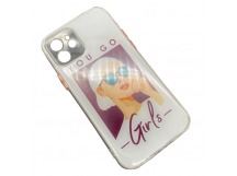 Чехол iPhone 12 Силикон Print (Girls) 