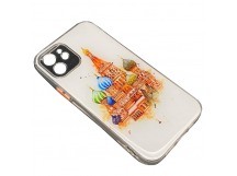 Чехол iPhone 12 Силикон Print (Moscov) 