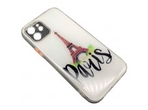 Чехол iPhone 12 Силикон Print (Paris) 