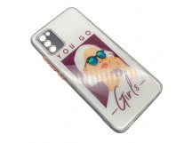 Чехол Samsung A02s (2020) Силикон Print (Girls) 