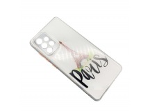 Чехол Samsung A52 (2021) Силикон Print (Paris) 