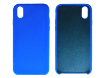 Чехол-накладка Soft Touch для iPhone X/Xs Синий