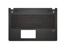 Топ-панель 90NB06D6-R31F80 для Asus ROG черная с подсветкой