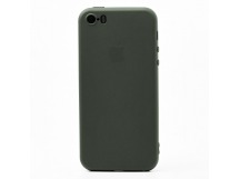 Чехол-накладка Full Soft Touch для Apple iPhone 5/iPhone 5S/iPhone SE (olive)