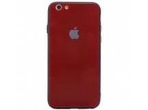 Чехол-накладка [ORG] Glass Azur stone series для "Apple iPhone 6 Plus/iPhone 6S Plus" (red) .(77833)