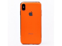 Чехол-накладка ORG SC154 матовый для "Apple iPhone XS Max" (orange) (112999)