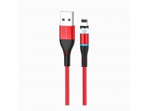 Кабель USB - Apple lightning Borofone BU16 120см 2,4A (red) (125960)