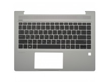 Топ-панель HP ProBook 440 G6 серебро без подсветки