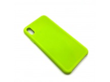 Чехол iPhone XS Max Silicone Case (No Logo) Зеленый