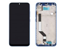 Дисплей для Xiaomi Redmi Note 7/Note 7S в рамке + тачскрин (синий) (100% LCD)